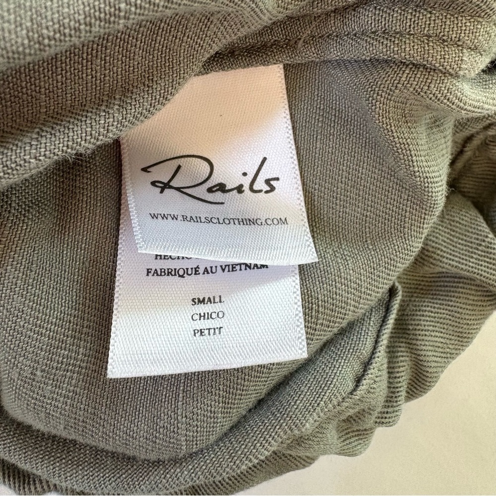Rails Collins Military Utility Jacket Sage Green Small - Picture 14 of 16